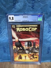 ROBOCOP #1 CGC 9.8 WHITE PAGES MOVIE ADAPTATION 1990 Graded Comic Tony picture