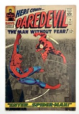 Daredevil #16 1966 5.5 F- 🔑 1st Spider-Man art John Romita Sr. picture