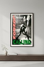 🎸 The Clash - London Calling Poster 1979 - UK 🎶 24x36” - 200 GSM Paper 🗞️ picture