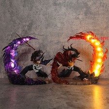 Demon Slayer Tsugikuni Yoriichi Kokushibo 23cm LED Figure Toy Collection Statue picture