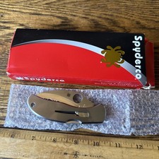 Spyderco Harpy VG-10 NOS Serrated Hawkbill Blade Stainless Steel Handles C08S picture