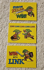 Topps 1989 Top Secret Tips Nintendo Stickers #12 #17 #22 Zelda Link Pack Fresh picture