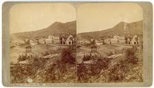 COLORADO STEREOVIEW - Manitou below Navajo Spring - James Thurlow 1880s picture