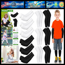 Panitay 6set Eczema Arm Leg Wet Wraps Sleeves,Kid,Black and White,Classic picture