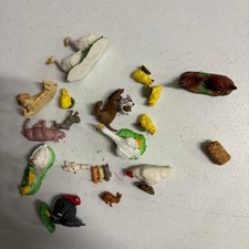 Bullyland Germany Vintage Farm Animal Figurines Lot Handpainted Plastic Toys picture