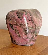 Hand Polished Pure Canadian cotton candy pink Rhodonite LARGE - 3943g  picture