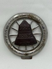 Vintage Original Automobile Club Of Southern California Good Roads Badge Emblem picture
