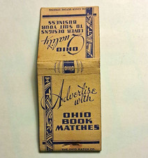 Vintage The Ohio Match Co. Advertising Matchbook Wadsworth OH Made in U.S.A. picture