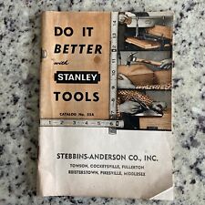 Vintage 1955 Stanley Tools Catalog No. #55A Stebbins-Anderson Co Towson MD 47 Pg picture