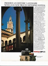 PENTAX SF10 Camera Kodak Ektar 25 Film Photographic Photos Meter 1990 Print Ad picture