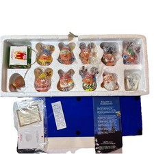 Vintage Mcmemories Santa And His Merry McNugget Reindeer New Complete Box 30660 picture