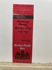 1970's Robin Hood Inn Clifton New Jersey NJ Matchbook Vtg picture