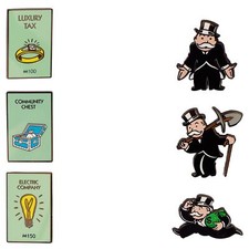 Hasbro Monopoly 90th Anniversary Mystery Pin (One Pin) picture