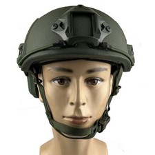 Tactical Uhmw-Pe Ballistic IIIA Bullet Proof Helmet Size L Large Green picture