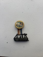 Antique 1909 Hudson Fulton Celebration Pin Ship Ribbon Rare picture
