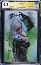 Black Cat #7 Greg Horn Virgin Megacon Variant CGC/JSA 9.8 - Signed w/ COA picture