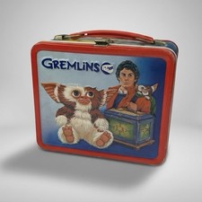 Vintage 1984 Gremlins Metal Lunchbox with Thermos Aladdin Gizmo 80s picture