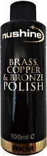 BRASS, COPPER & BRONZE POLISH - CLEAN AND POLISH YOUR MANTEL CLOCK AMAZING SHINE picture