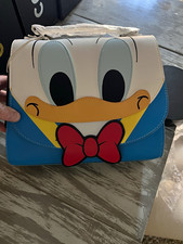 Loungefly BRAND NEW only opened for pics Donald Duck Crossbody Bag w/ Coin Pouch picture
