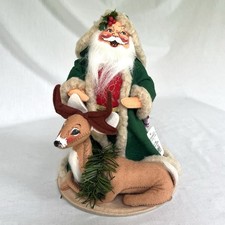 Annalee 1996 Woodland Santa Reindeer 10” Christmas w/ Tags picture