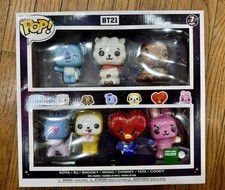 BT21- BTS Funko Pop Barnes & Noble Exclusive Koya Shooky Chimmy Tata Cooky RJ picture