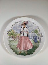D'Arceau Limoges Sophie New Look 1947 FR Ganeau Collector Plate 9In picture