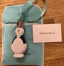 Tiffany & Co. Bone China Penguin Holiday Ornament • BNIB •  RARE • Discontinued  picture