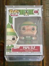 Funko Pop Papa Elf Signed Bob Newhart COA JSA Authentication picture