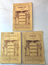 1900s Sergel's Acting Dramas - 3 Plays / Norah, Humble Pie, The Mustard Plasters picture