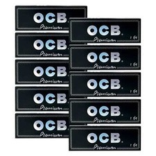 OCB Premium 1 1/4 1.25 Size Cigarette Rolling Papers (10 Booklets) picture