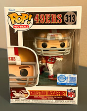 Funko Pop Christian McCaffrey #313 San Francisco 49ers NFL Red Throwback Jersey picture