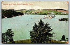 St. Agathe  Quebec  Canada  Sandy Lake   Postcard picture