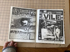 Original Zine: VILE #7 & #2 combined PUNK  Anarchist collective magazine picture