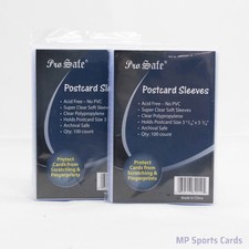 Pro Safe Postcard Soft Sleeves 2 Pack 100ct Ultra Clear  picture