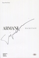Giorgio Armani ~ Signed Autographed 