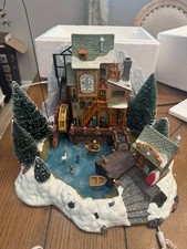 Lemax Village Collection Oak Creek Grist Mill 36321 Animated Christmas Village picture