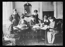 Photo:1910s Women Typing at Typewriters Office Interior picture