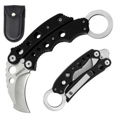 4CR Blade Pocket Knife EDC Folding Pocket Knife with Clip Karambit Folding Knife picture