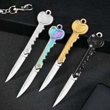 Portable Outdoor Survival Pocket Key Shape Mini Key Chain Knife Camping picture