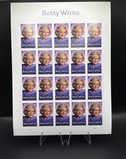 2025 USPS Betty White Forever Stamp Sheet of 20 Collectible Stamps picture