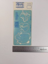 Vintage 1991 Medical Outlines Anatomy Template Stencil McCoy Collegiate Services picture