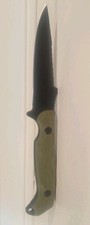 Toor Shark Knife Fixed Blade Replica*Unmarked*Kydex Sheath*8cr13mov*G10*Spear Pt picture