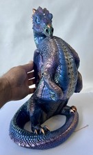 Vintage Windstone Peacock Emperor Dragon 1991, 12 Inches , Heavy. picture