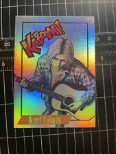 Kurt Cobain Boom Parody Custom Holo Refractor Trading Card picture