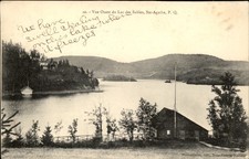 St Agathe des Monts Quebec Lac Aux Sables Lake Cabin c1900-20s Vintage Postcard picture