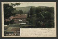Hermsdorf Thüringen Germany: AK Postcard Gasthaus Ziegenmühle und Papiermühle picture