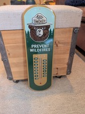 Officially Licensed Smokey The Bear Open Roads Metal Thermometer 18