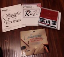 4 Nice Different Calligraphy Items Slightly Used picture