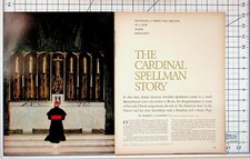 Cardinal Spellman Story 1950s Magazine Article Catholic History Ephemera picture