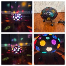 Vintage 2002 RABBIT TANAKA Rotating Rainbow Disco Light retro look picture